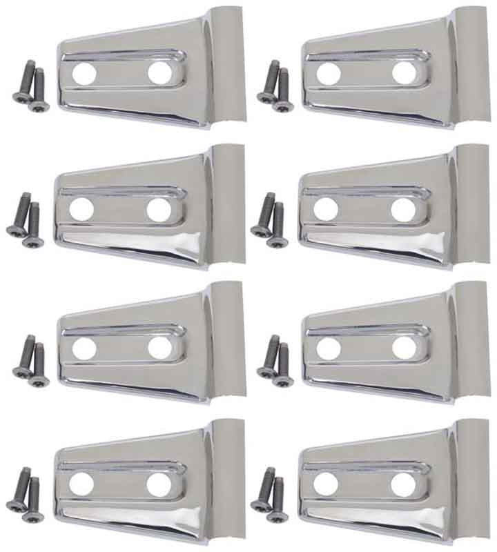 Door Hinge Overlay Set for Jeep Wrangler JK and Unlimited 2007-2018