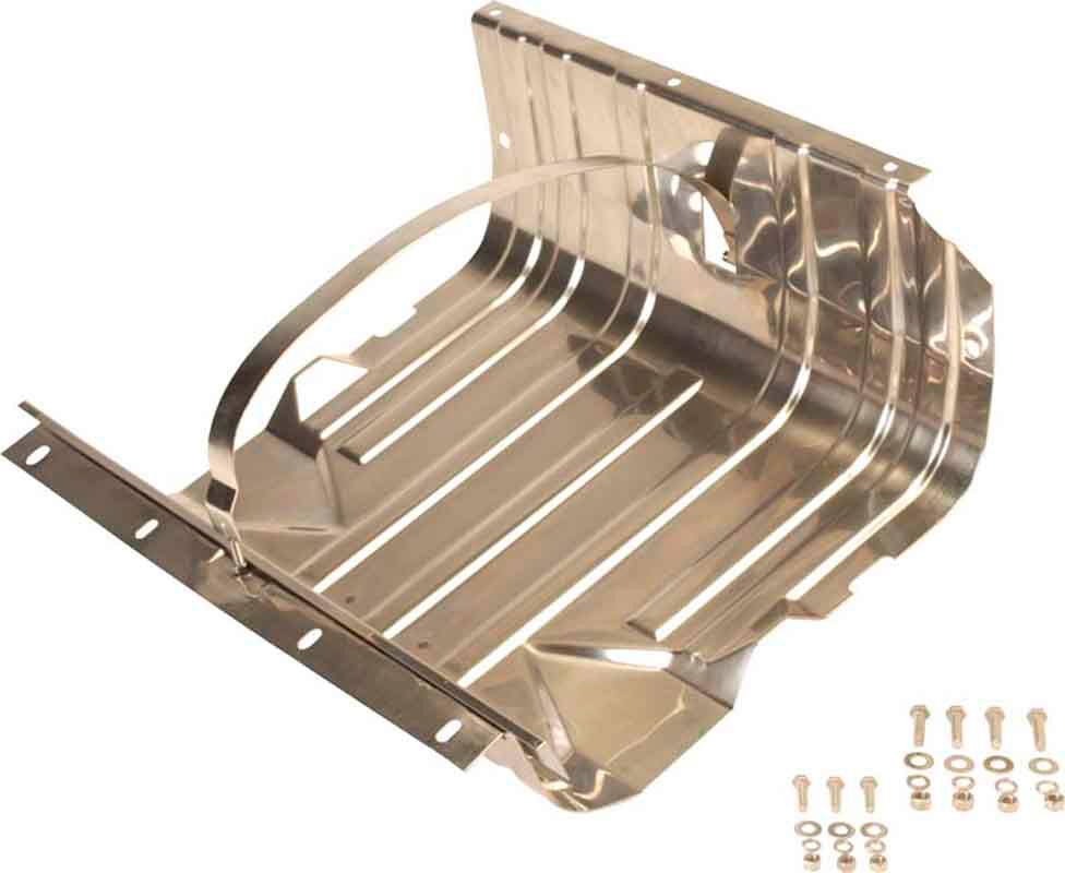 Gas Tank Skid Plate with strap for Jeep CJ5, CJ7, CJ8 and Wrangler YJ 1976-1990