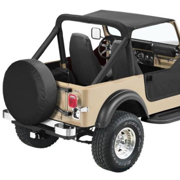 Bikini Top Strapless Style for CJ5 1976-1983 Black