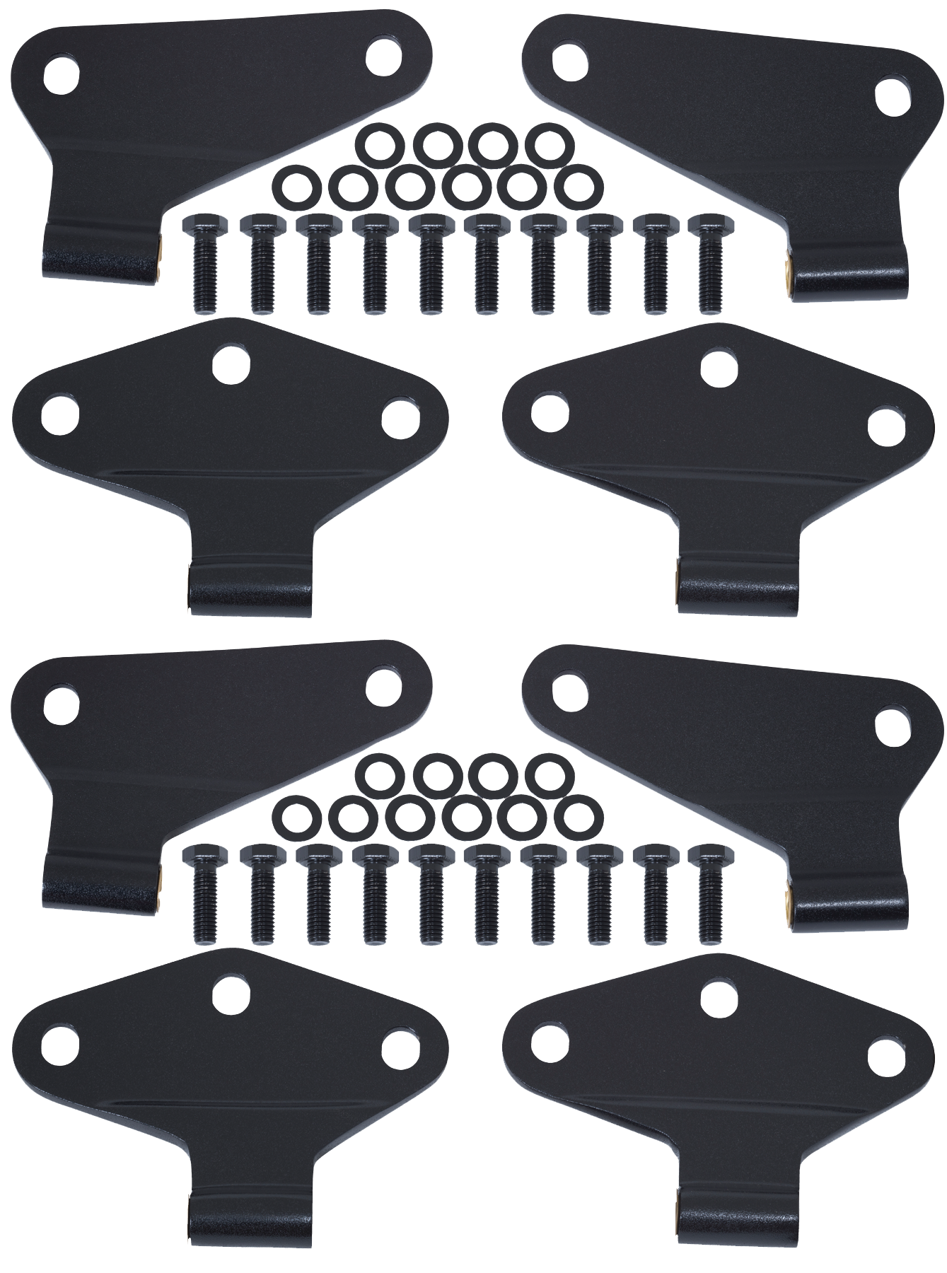 Body Door Hinge Set for Jeep Wrangler JKU 2007-2018