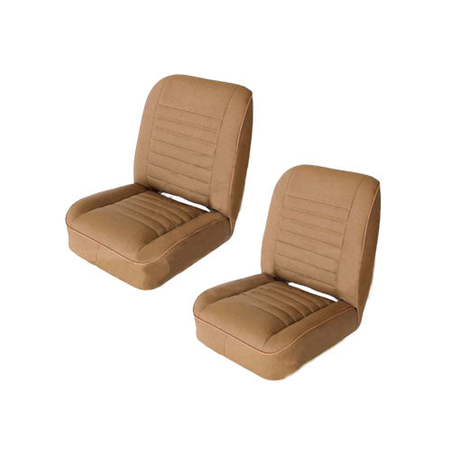 Spice Front Low Back Bucket Seat for Jeep CJ 55-83 Pair