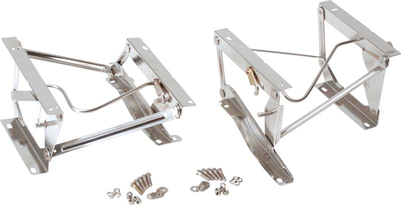 Stainless Steel Seat Brackets for Jeep CJ5 CJ7 C8 & YJ 1976-1990 Pair