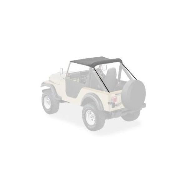 Bikini Top for Jeep CJ5 1976-1983 Gray