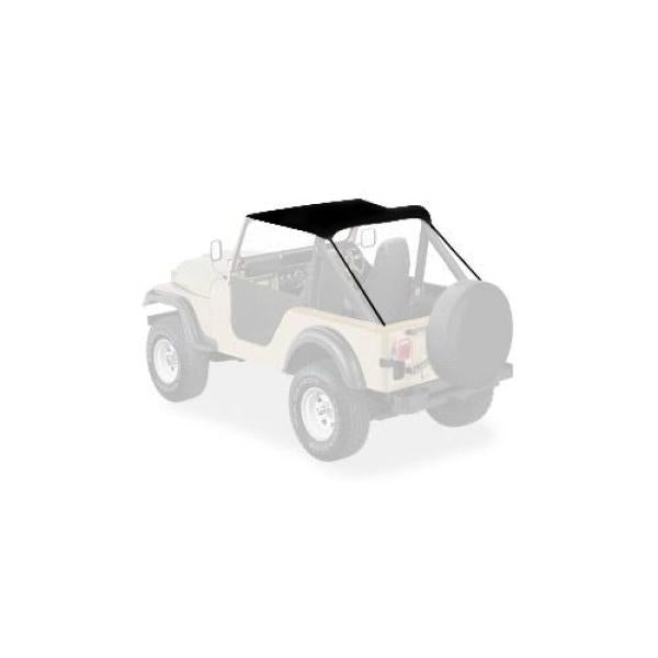 Bikini Top for Jeep CJ5 1976-1983 Black Vinyl